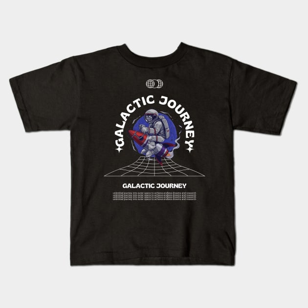 Galactic Journey t-shirt Kids T-Shirt by Lusianus Bryan.Store